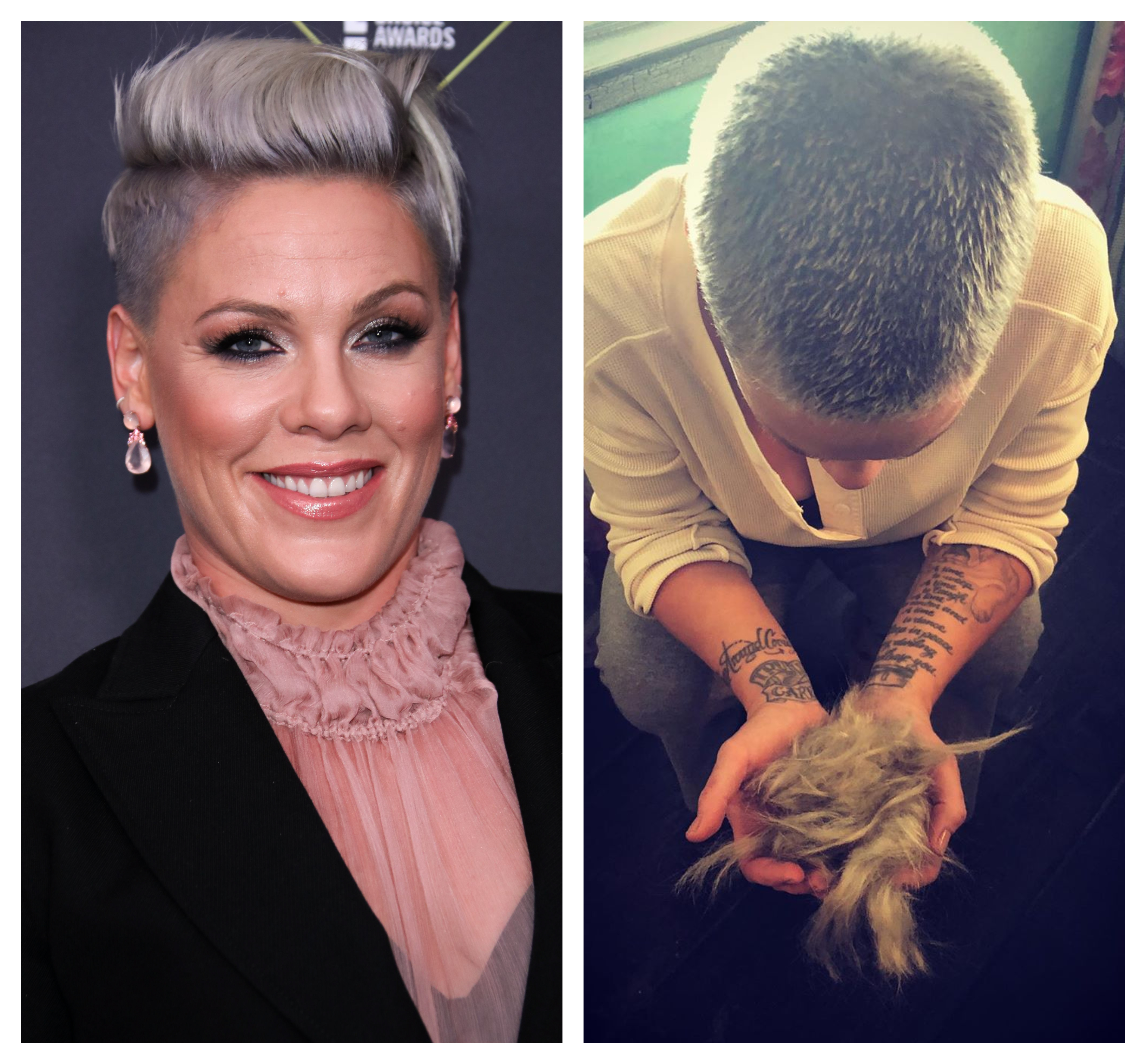 Celebrity Hair Transformations 2019 Pink