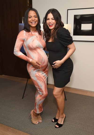 Christina Milian and Jenna Dewan Showing off Baby Bumps