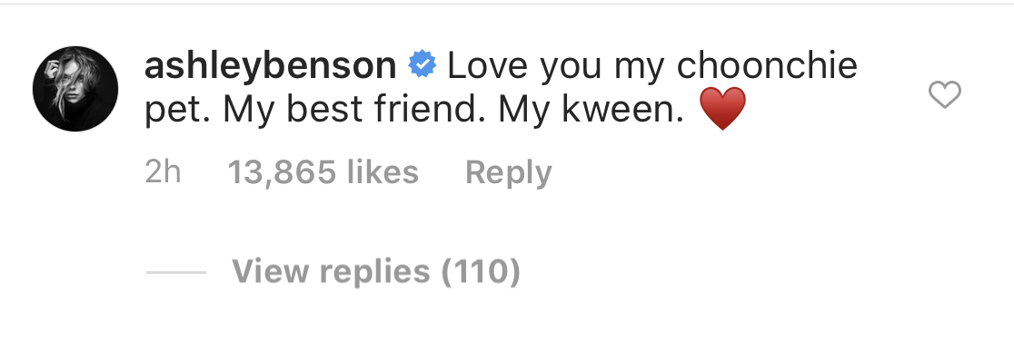 Ashley Benson Comments on Cara Delevingne Birthday Post