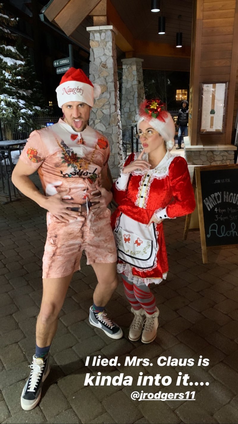 Jojo Fletcher and Jordan Rodgers Dressed Up for Christmas