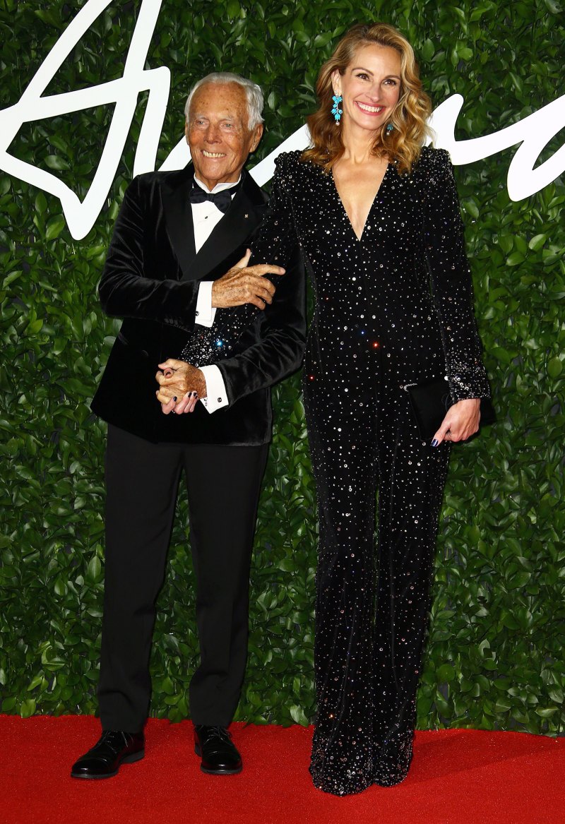Julia Roberts Giorgio Armani The Fashion Awards UK