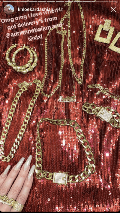 Khloe Kardashian Shows Off Gift from Adriene Bailon