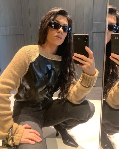 Kourtney Kardashian Mirror Selfie 