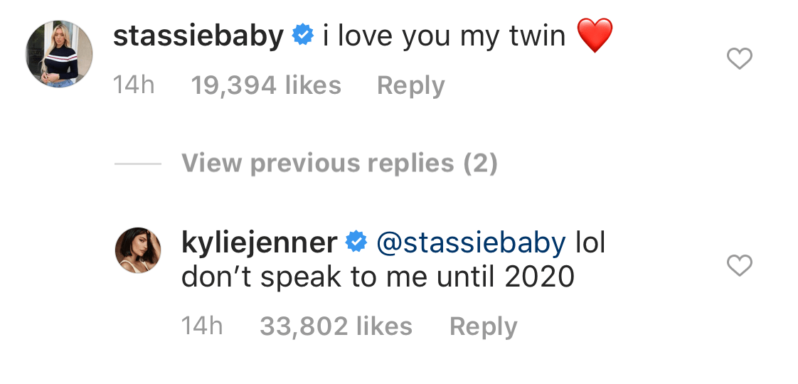 Kylie Jenner's IG Comments