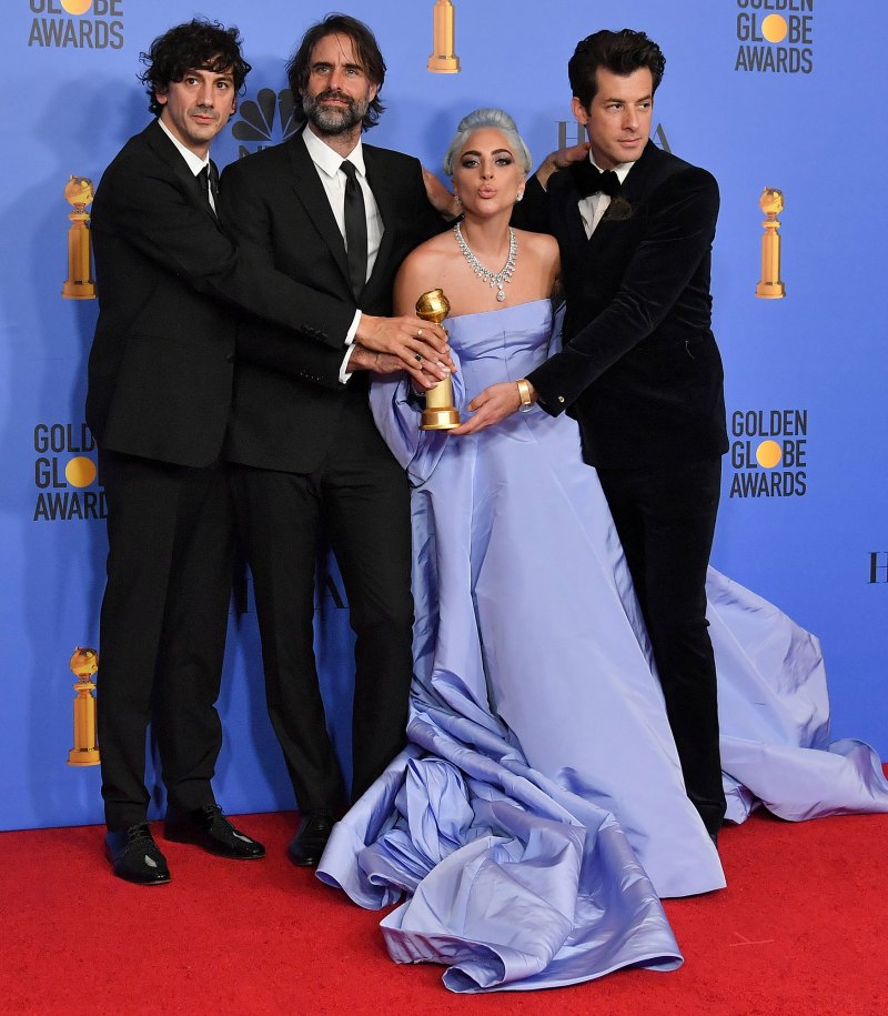 Andrew Wyatt, Anthony Rossomando, Lady Gaga and Mark Ronson Short Girl Appreciation Day