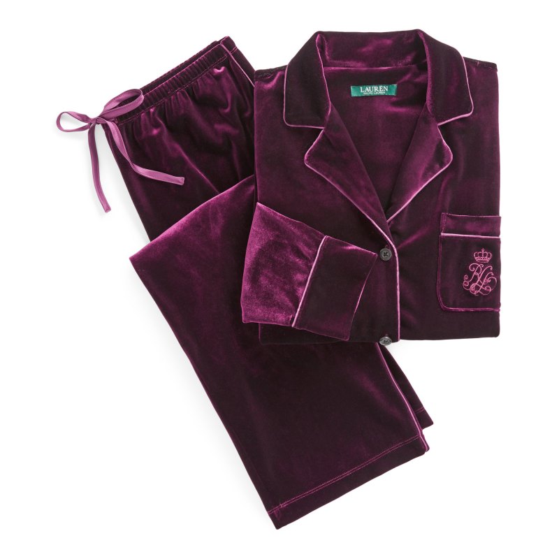 Lauren-embroidered-velvet-pajama