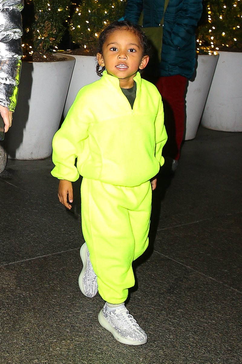 Saint West in NYC With Kim Kardashian and Kanye West