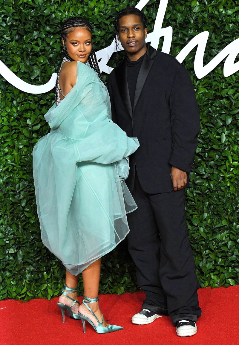 Rihanna ASAP Rocky The Fashion Awards UK