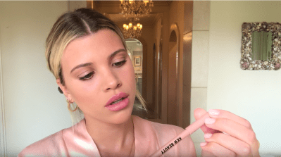 Sofia Richie Using KKW Beauty in Her Get Ready With Me Video