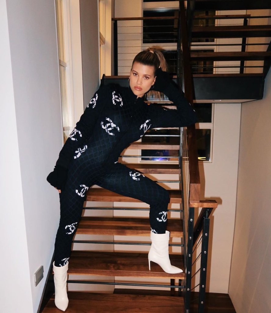 Sofia Richie Flexes on Instagram in a $3,950 Chanel Jumpsuit