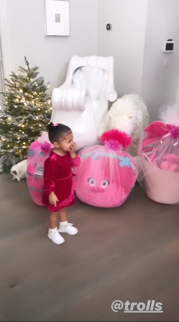 Kylie Jenner With Presents