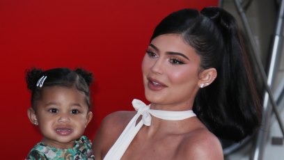 Stormi Webster and Kylie Jenner