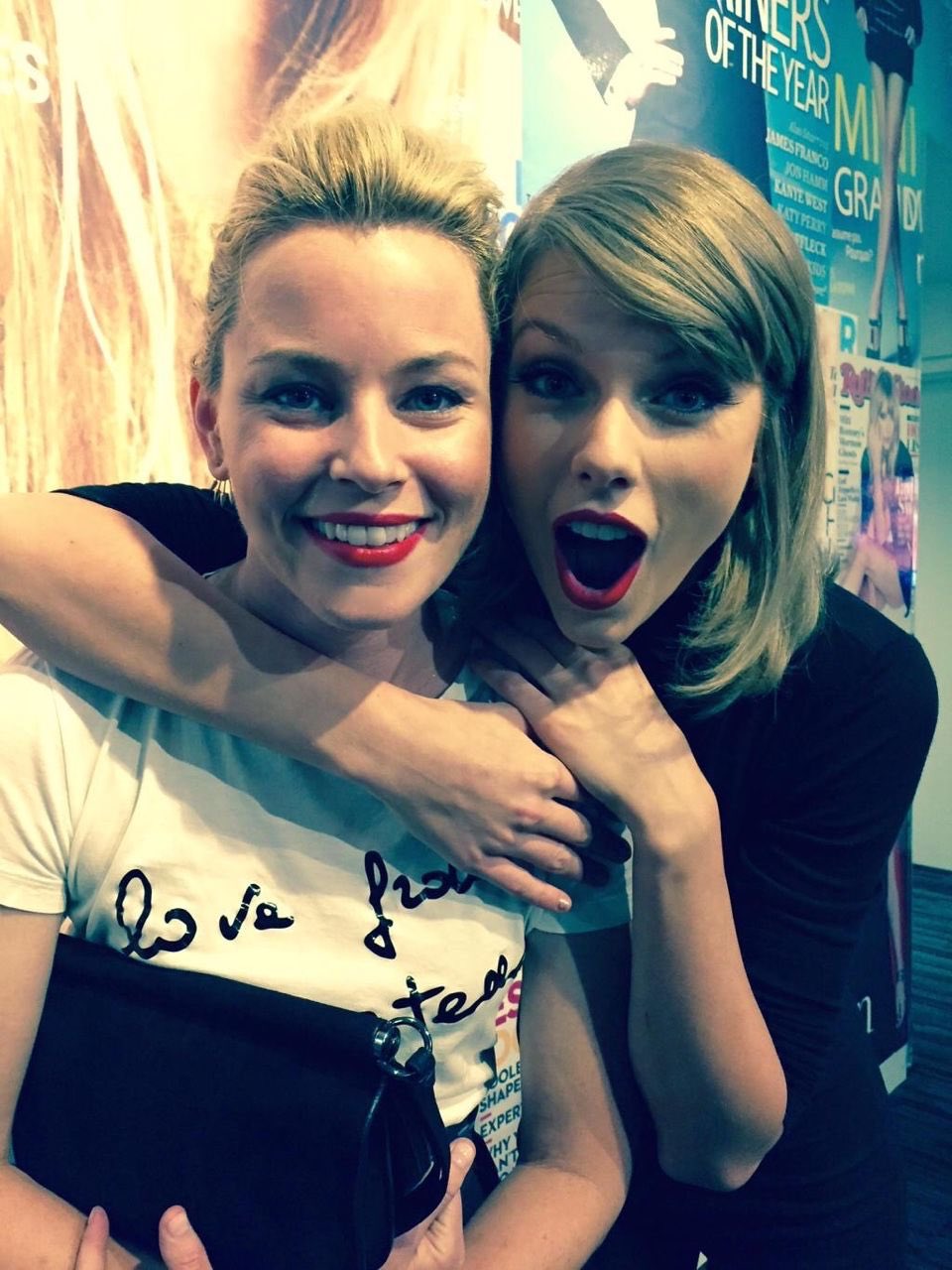Taylor Swift Elizabeth Banks Birthday Post