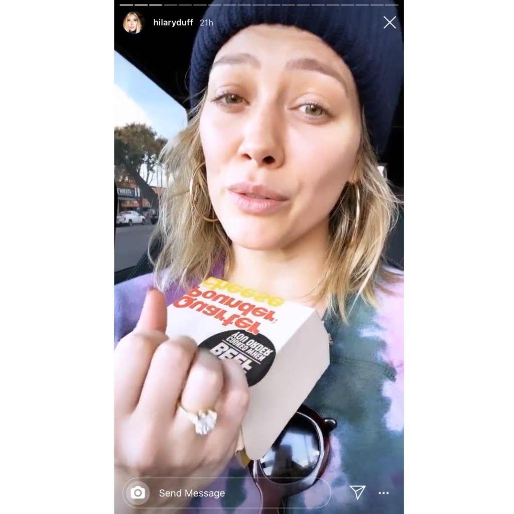 What Hilary Duff Sometimes Eats After Working Out