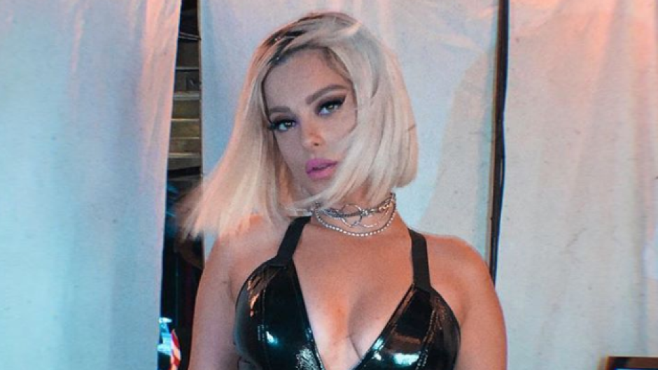 Bebe Rexha Slimmed Down in a Leather Jumpsuit