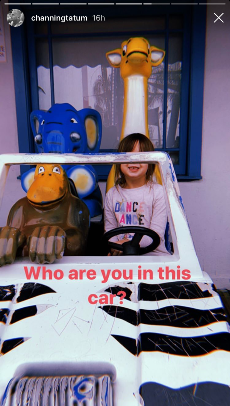 Channing Tatum and Everly Visit an Arcade