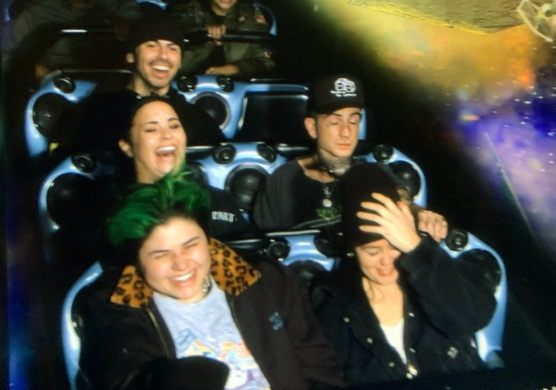 Demi Lovato and Austin Wilson on a Disneyland Date