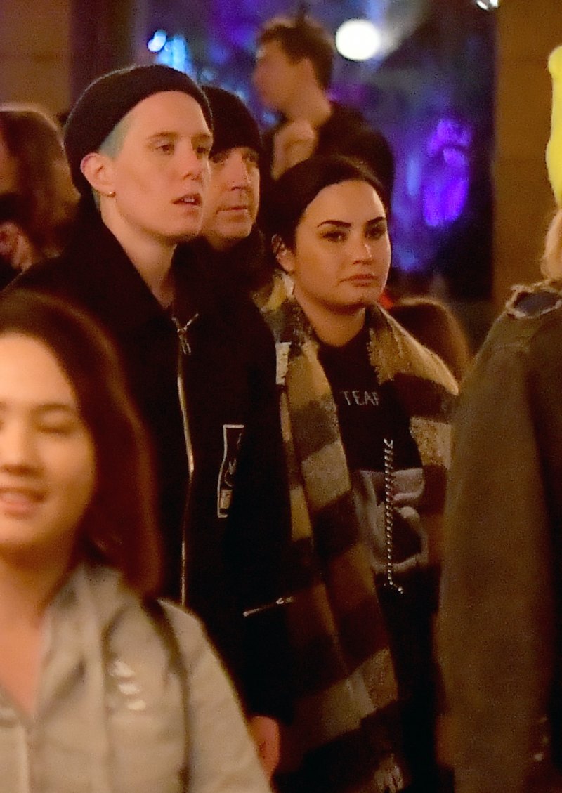 Demi Lovato and Austin Wilson on a Disneyland Date