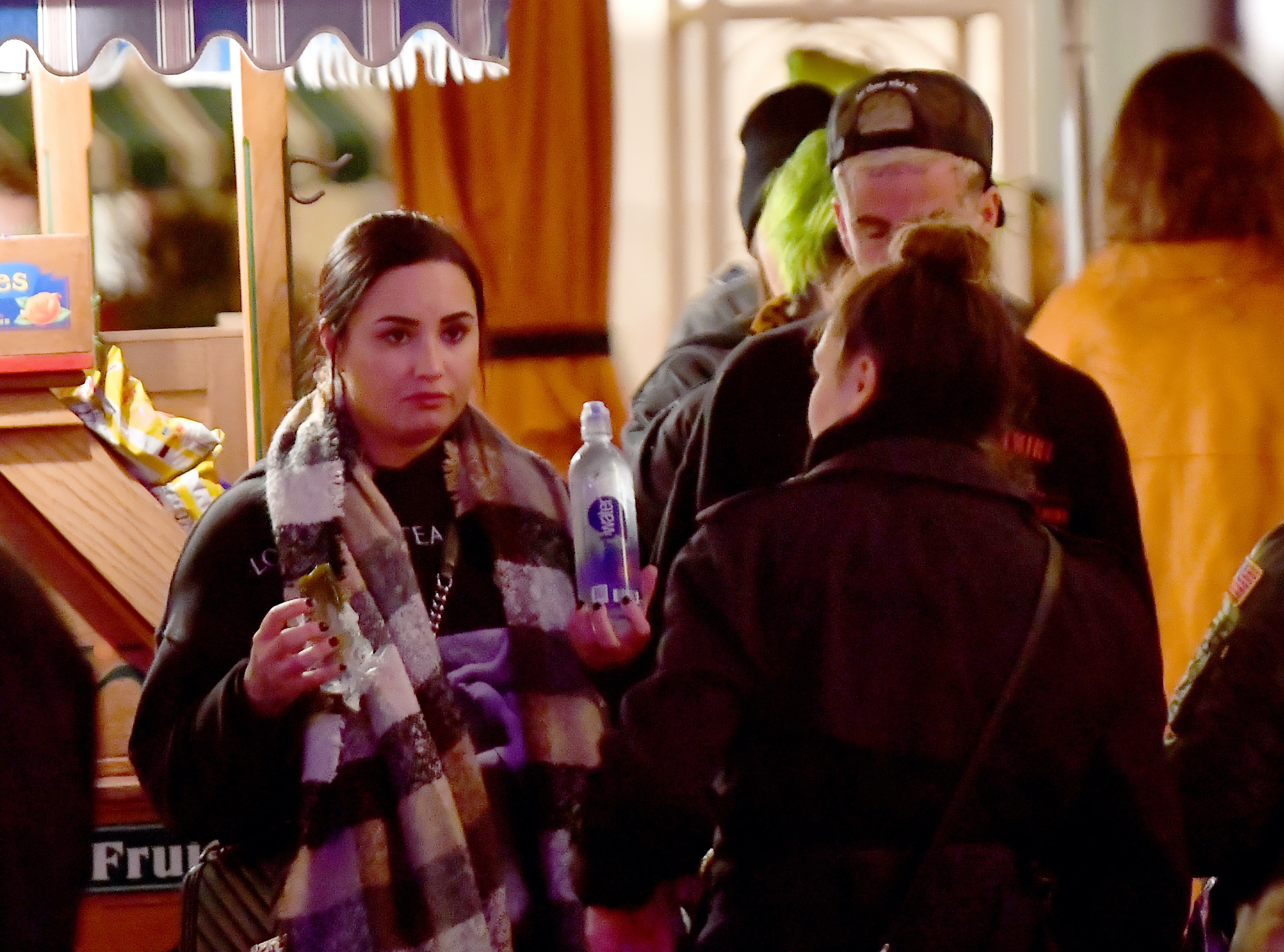 Demi Lovato and Austin Wilson on a Disneyland Date