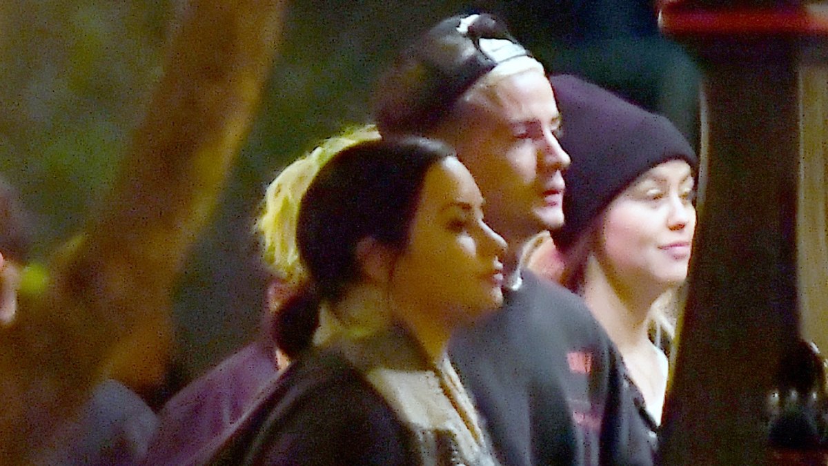 Demi Lovato and Austin Wilson on a Disneyland Date