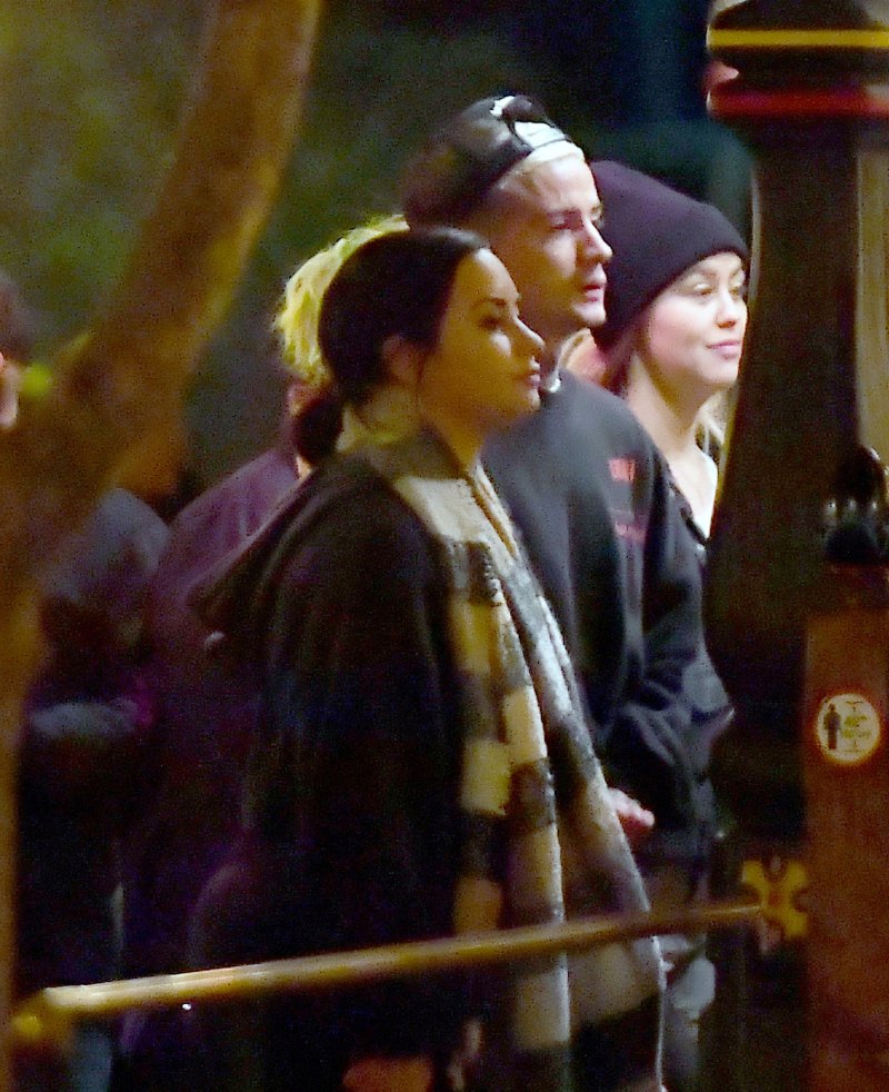 Demi Lovato and Austin Wilson on a Disneyland Date