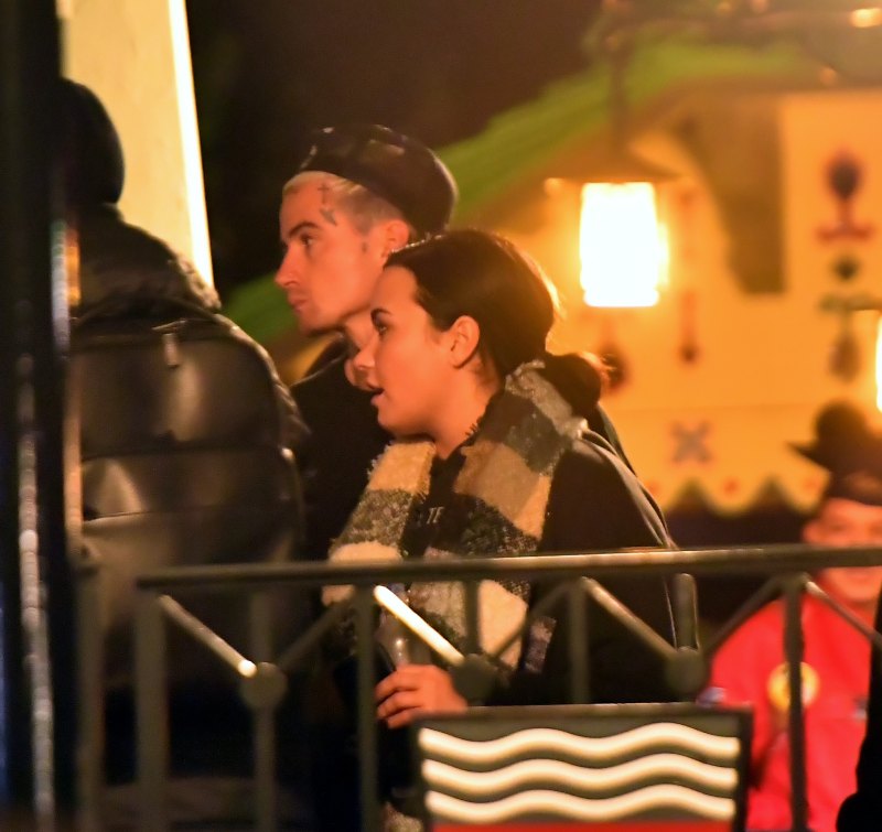 Demi Lovato and Austin Wilson on a Disneyland Date
