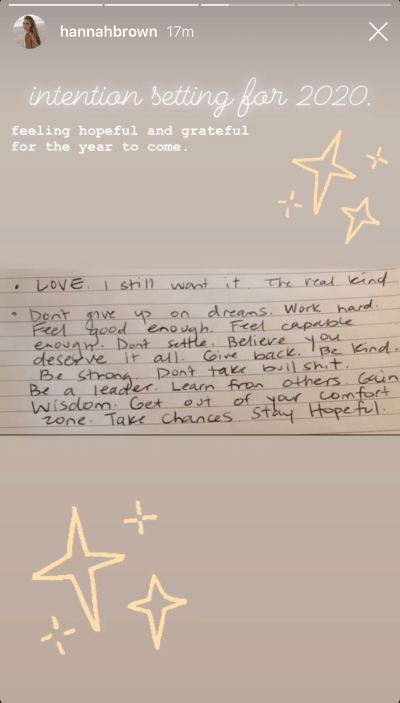 hannah-brown-2020-goals