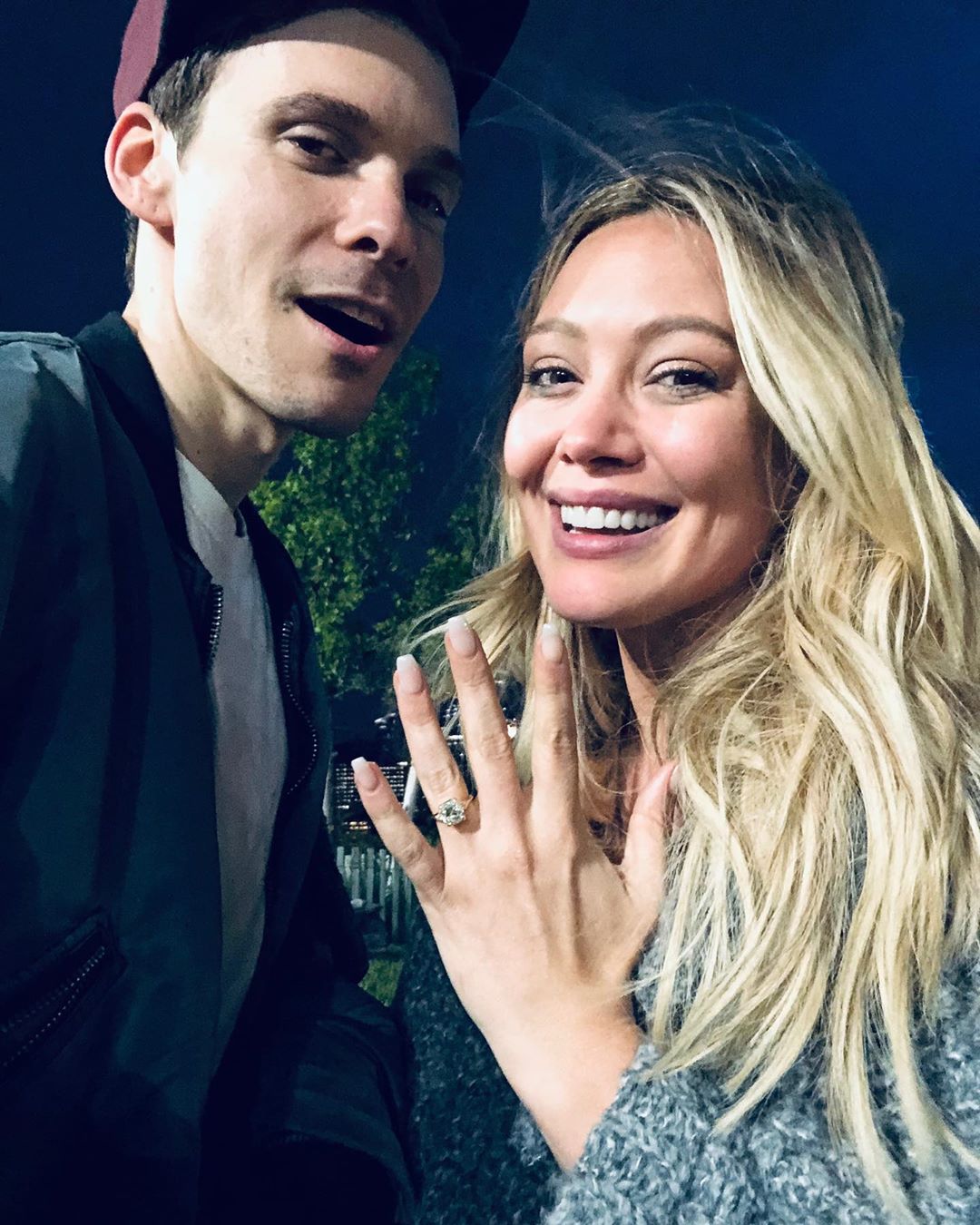 Hilary Duff and Matthew Koma Engagement Photo