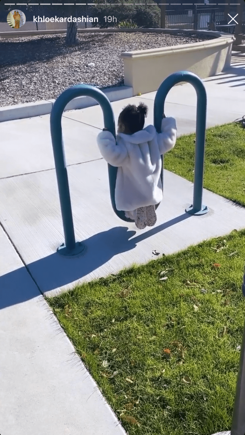 Khloe Kardashian and Baby True Enjoy Sunny Mommy-Daughter Day Out and Stop By Stormi’s New Playhouse