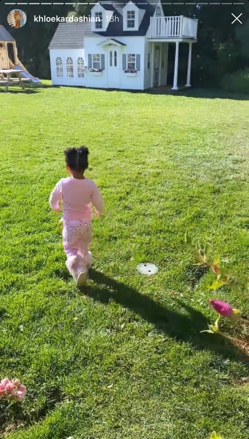 Khloe Kardashian and Baby True Enjoy Sunny Mommy-Daughter Day Out and Stop By Stormi’s New Playhouse