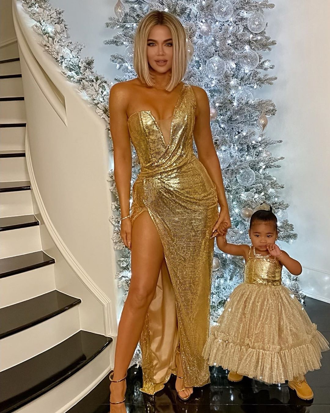 gold christmas party dress