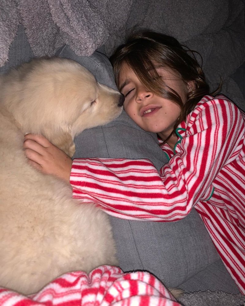 Penelope Disick With New Puppy