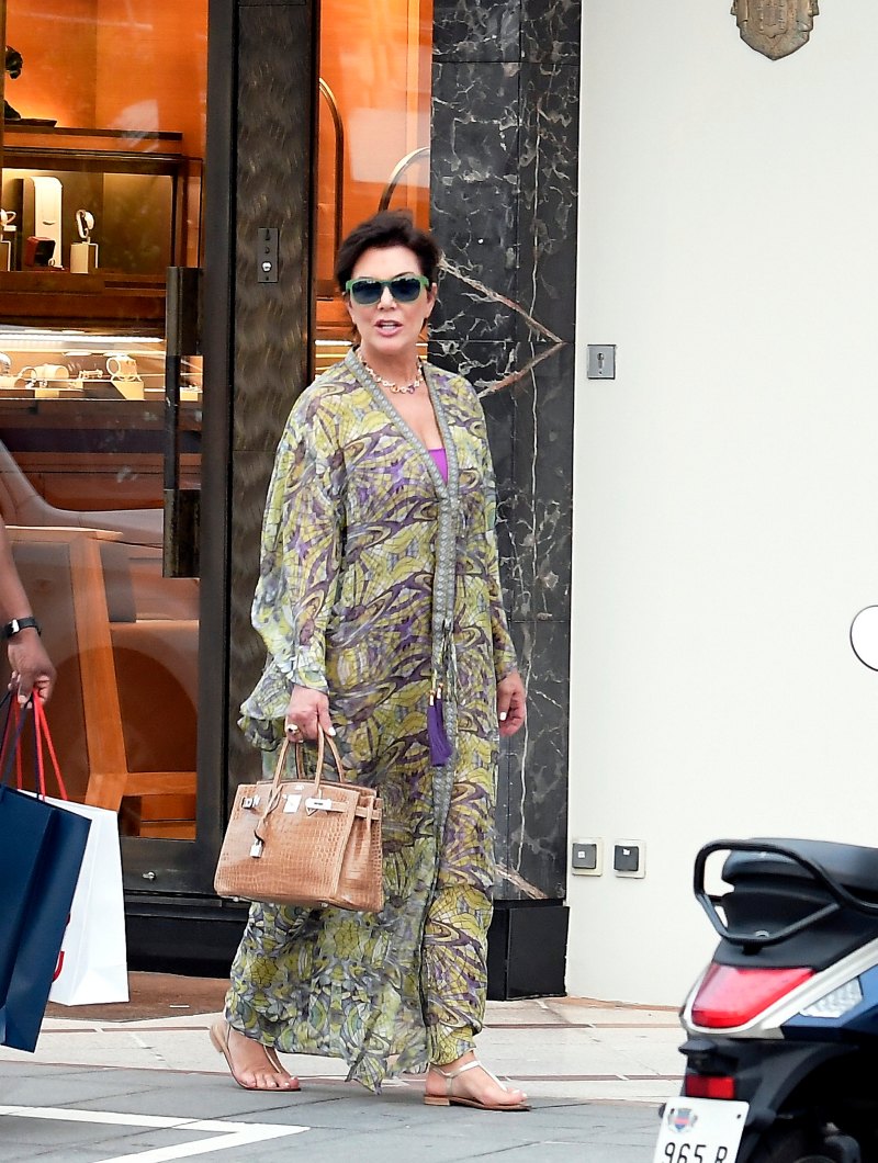 Kris Jenner and Corey Gamble Out and About in St. Barth's