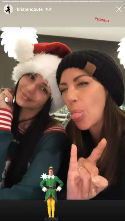 Kristen Doute and Scheana Marie Christmas