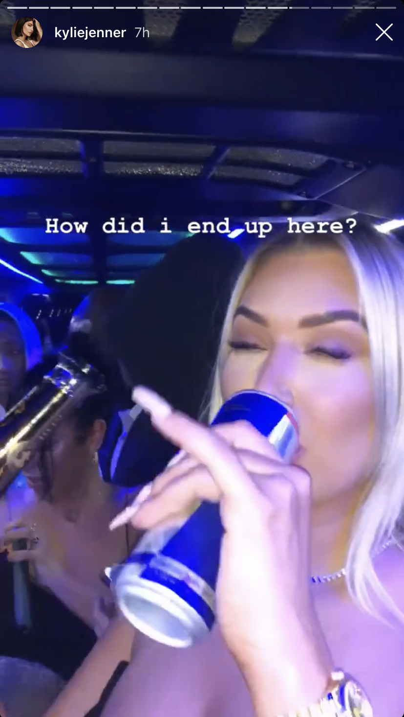 Kylie Jenner Partying With Stassie Karanikolaou and Victoria Villarroel