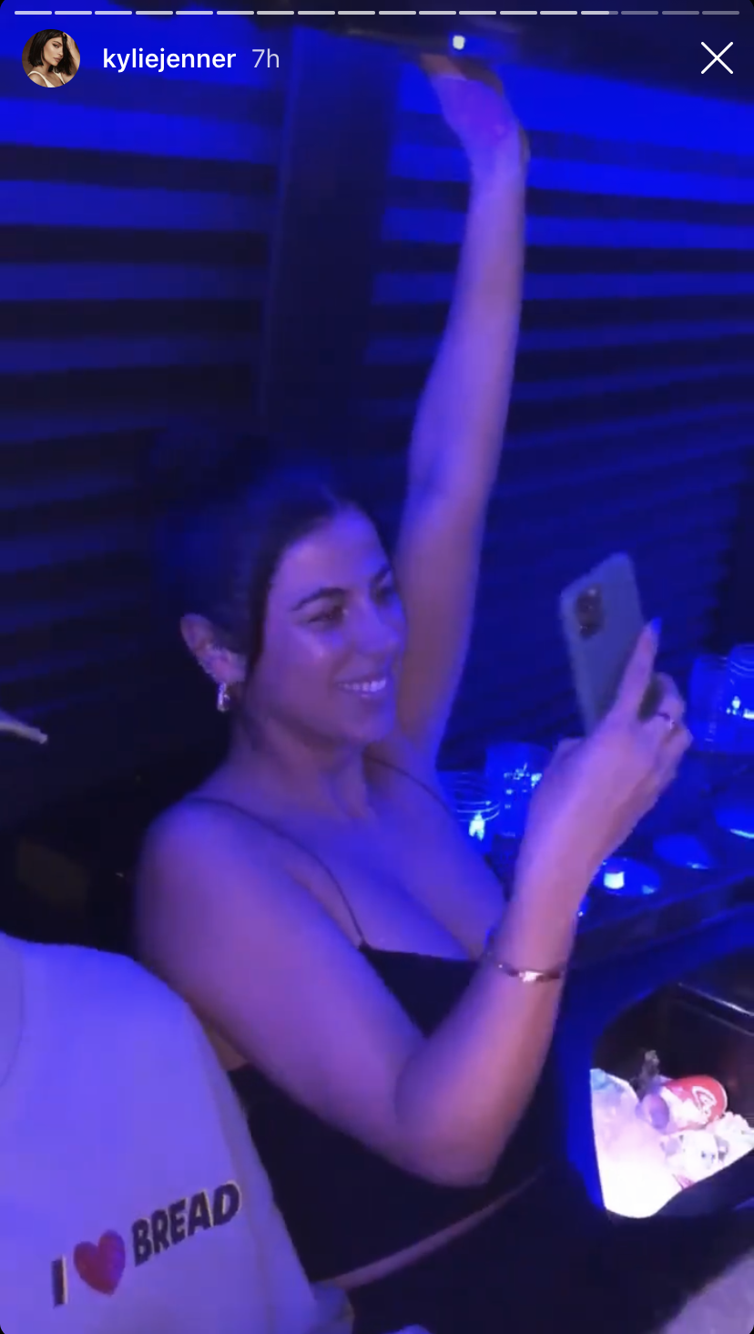 Kylie Jenner Partying With Stassie Karanikolaou and Victoria Villarroel