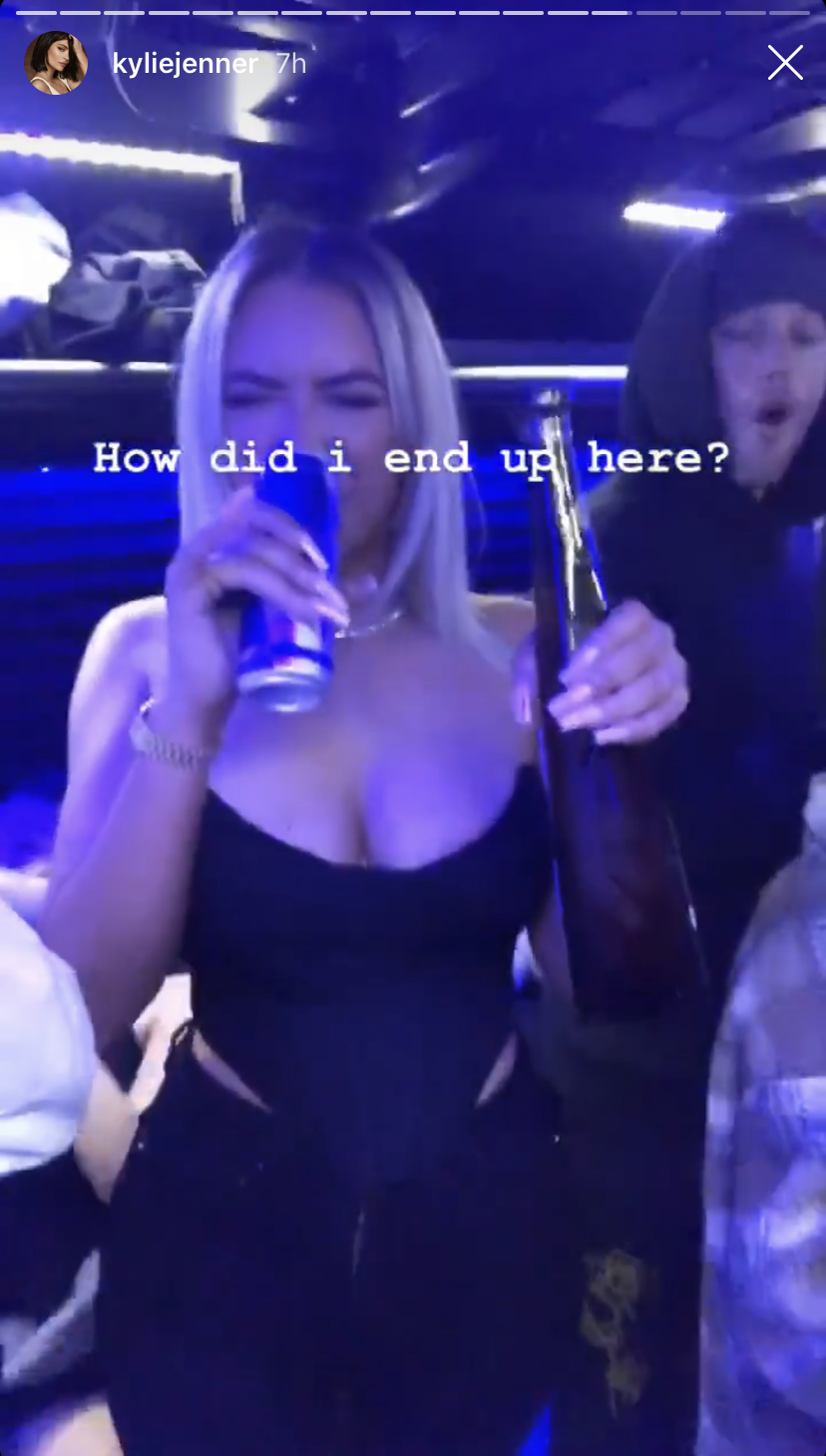Kylie Jenner Partying With Stassie Karanikolaou and Victoria Villarroel