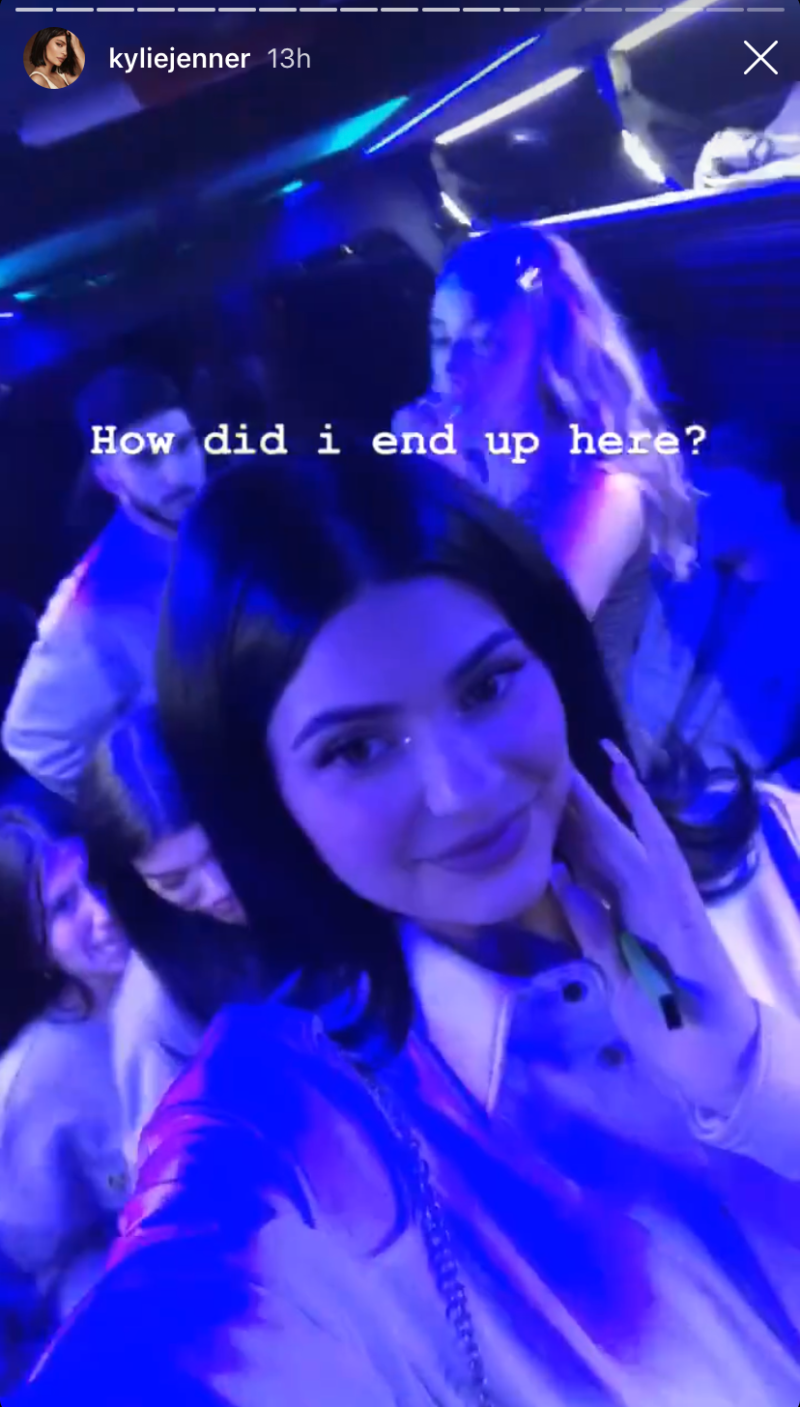 Kylie Jenner Partying With Stassie Karanikolaou and Victoria Villarroel