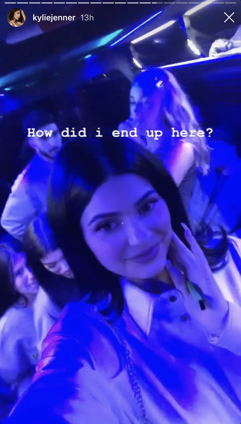 Kylie Jenner Partying With Stassie Karanikolaou and Victoria Villarroel