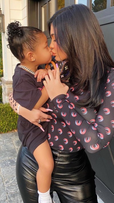 Kylie Jenner Kisses Daughter Stormi Webster