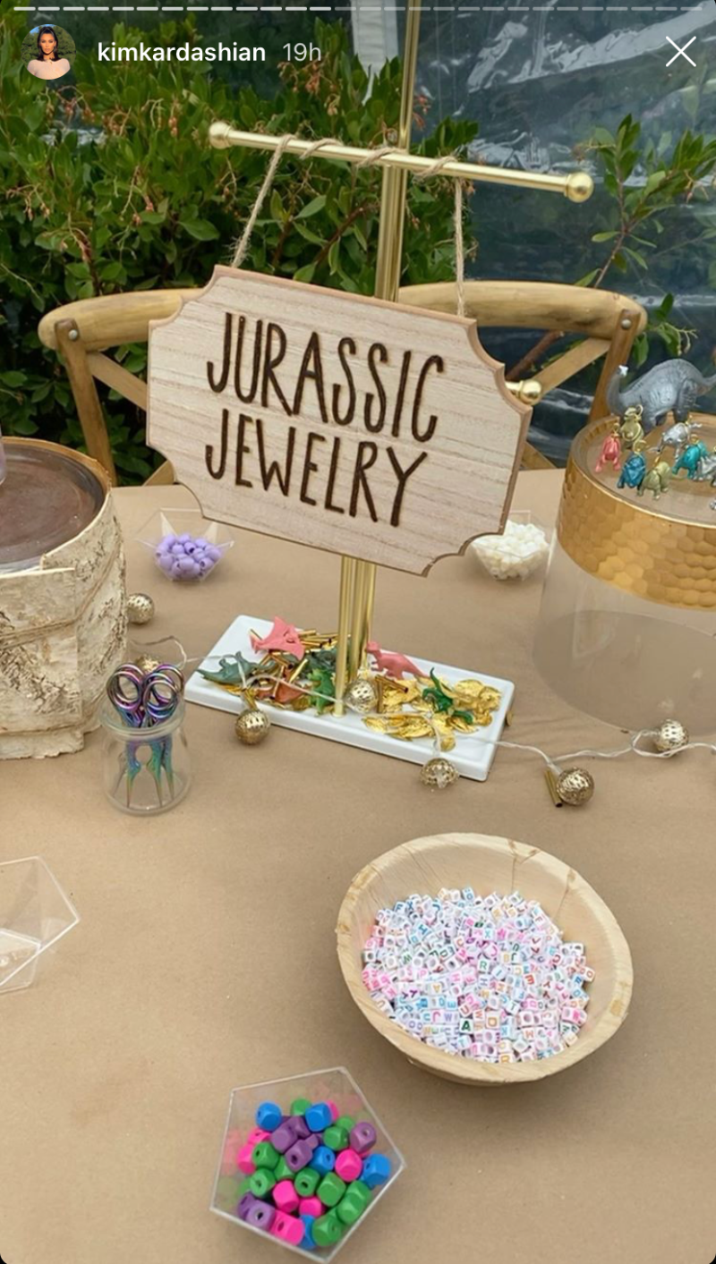 Saint West's Dinosaur Birthday Party