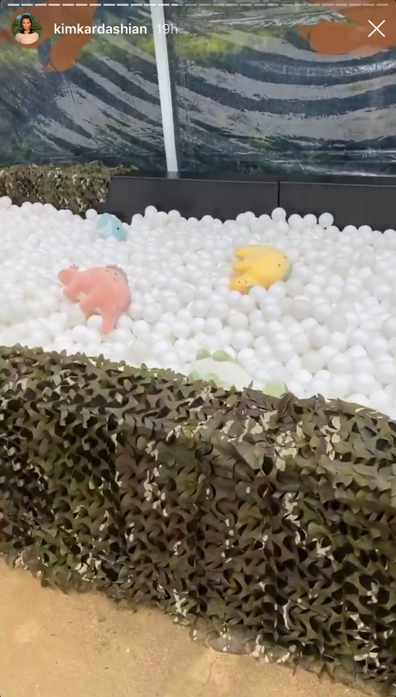 Saint West's Dinosaur Birthday Party
