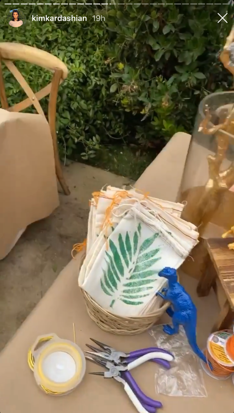 Saint West's Dinosaur Birthday Party