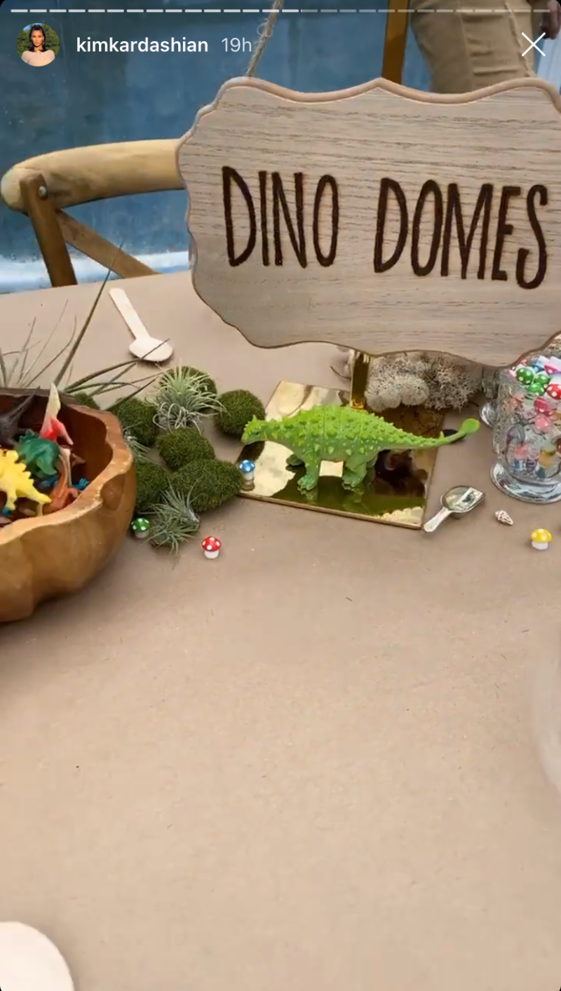 Saint West's Dinosaur Birthday Party