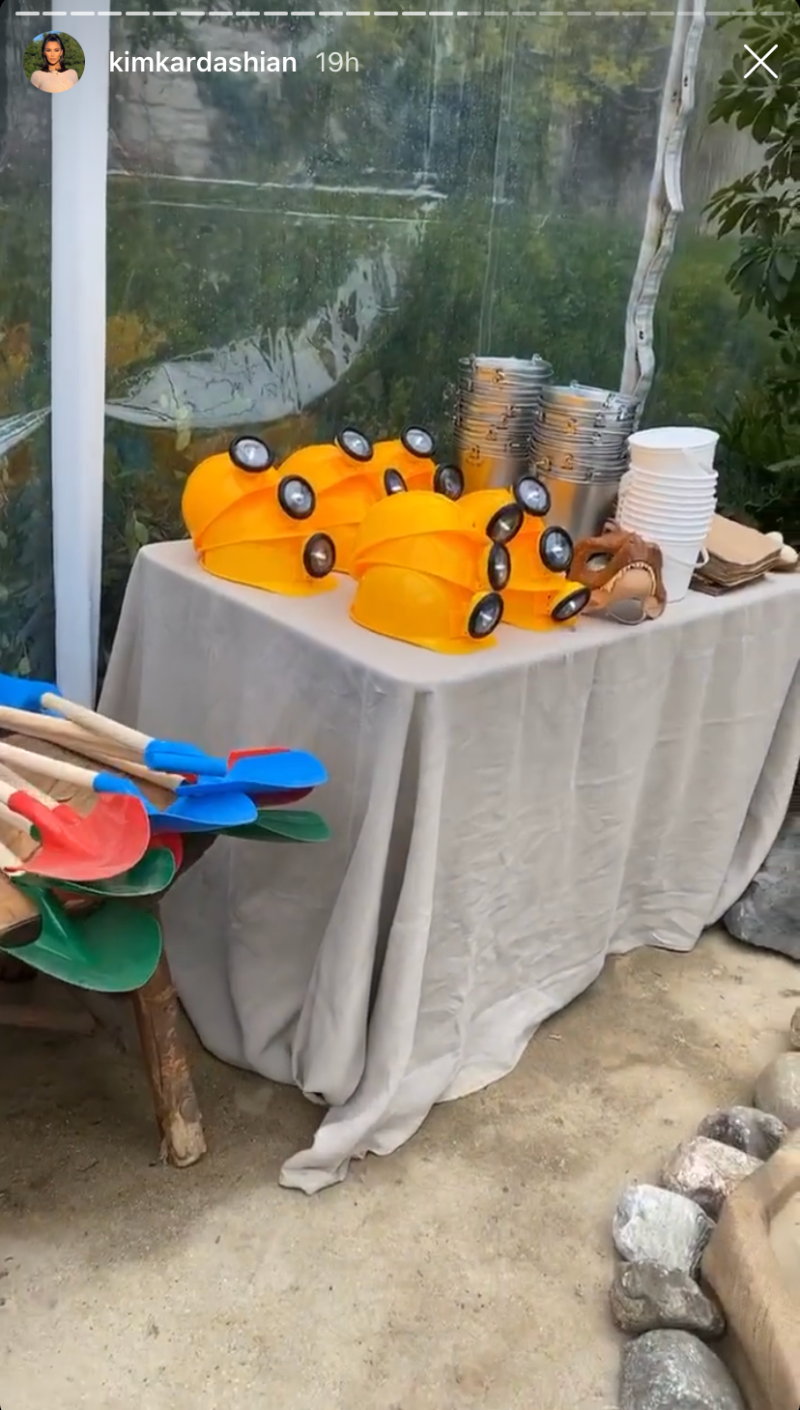 Saint West's Dinosaur Birthday Party