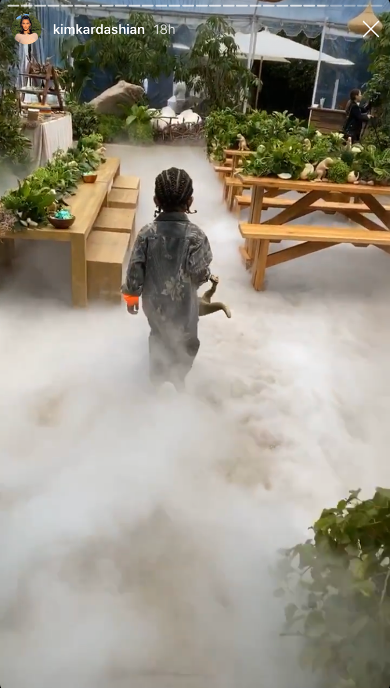 Saint West's Dinosaur Birthday Party