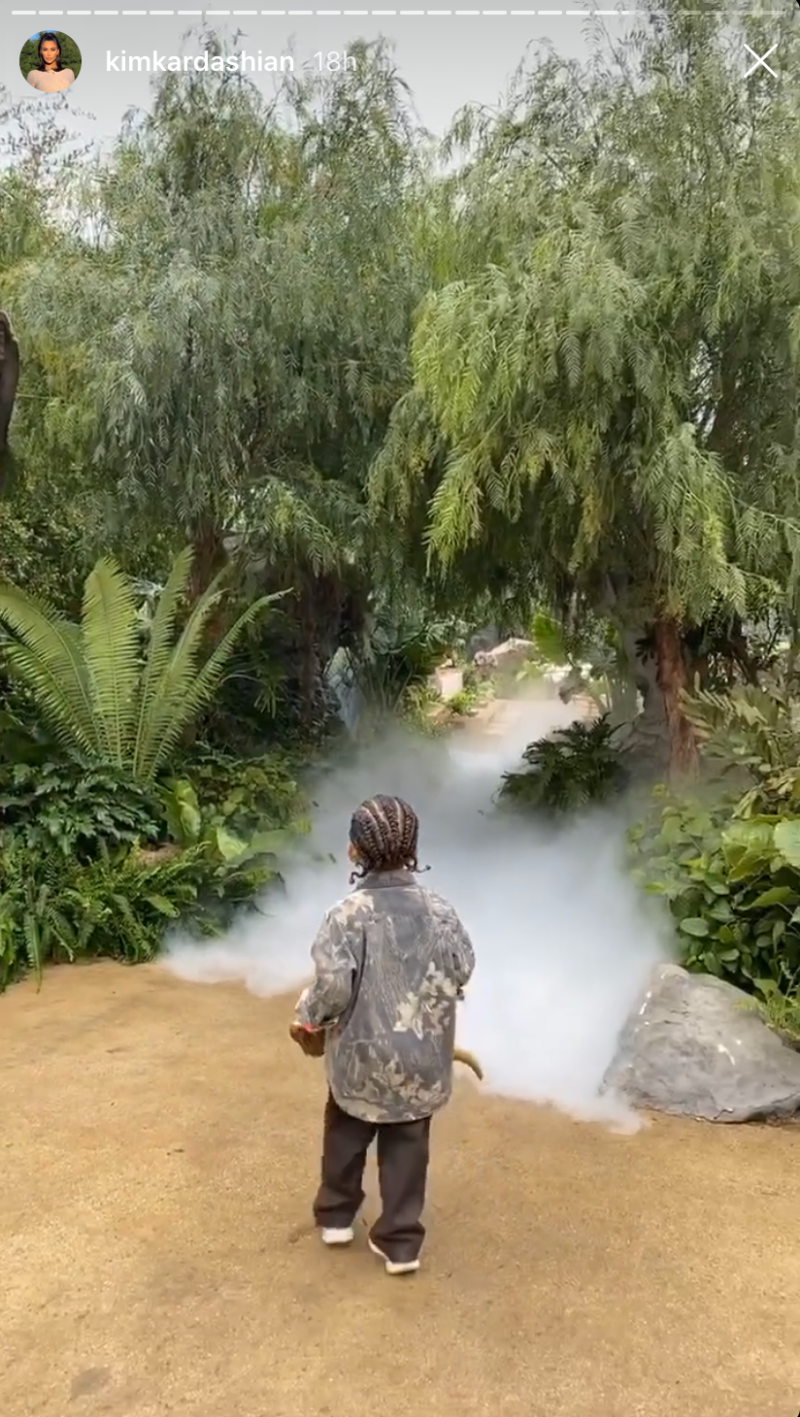 Saint West's Dinosaur Birthday Party
