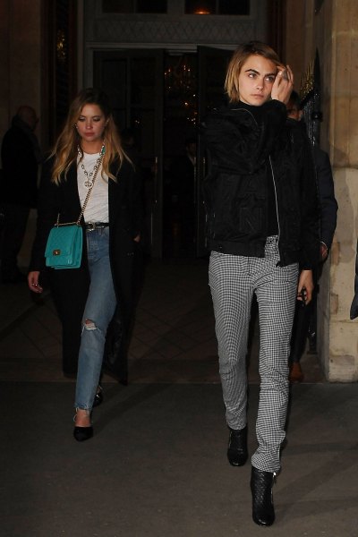 Cara Delevingne and Ashley Benson Walk Outside Together