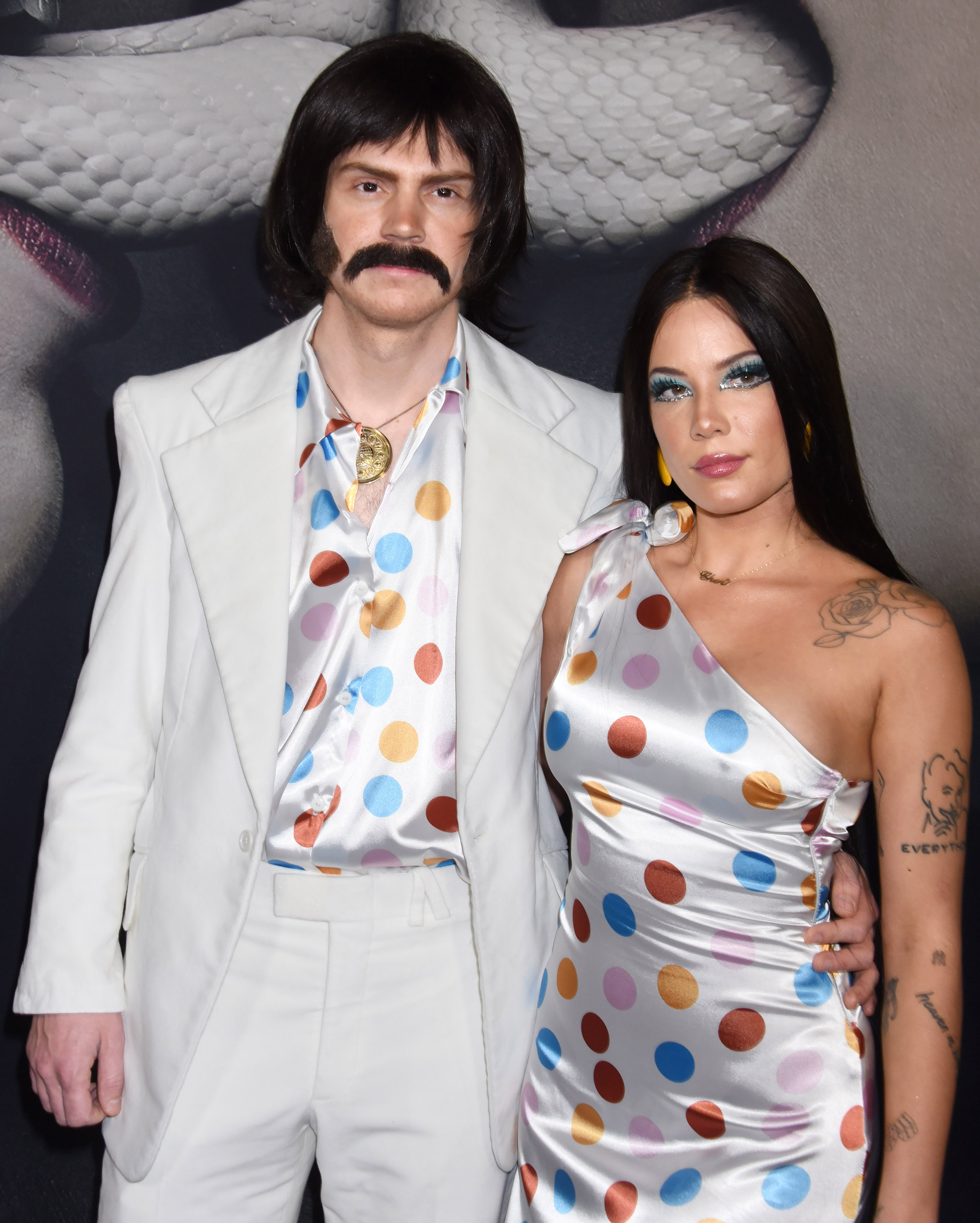 Halsey and Evan Peters Red Carpet Debut