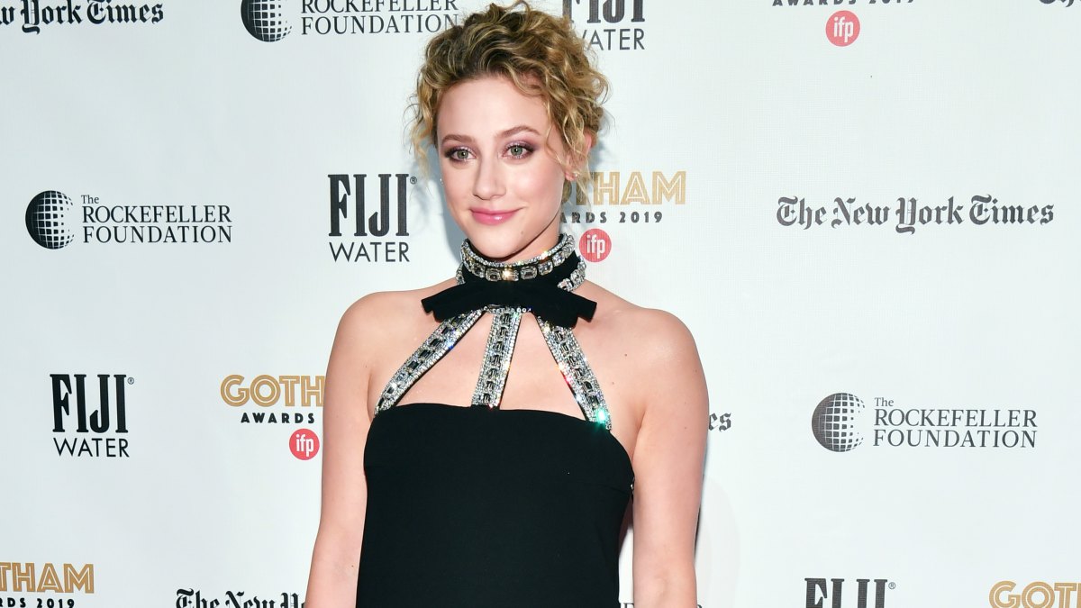 Lili Reinhart Black Miu Miu Dress Gotham Awards